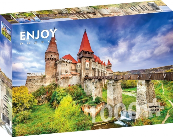 Puzzle château de Corvin, Hunedoara, Roumanie 1000 pièces