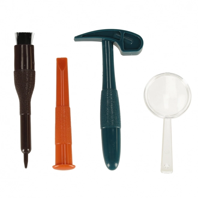 Ensemble scientifique du petit archéologue avec minéraux 9 pcs