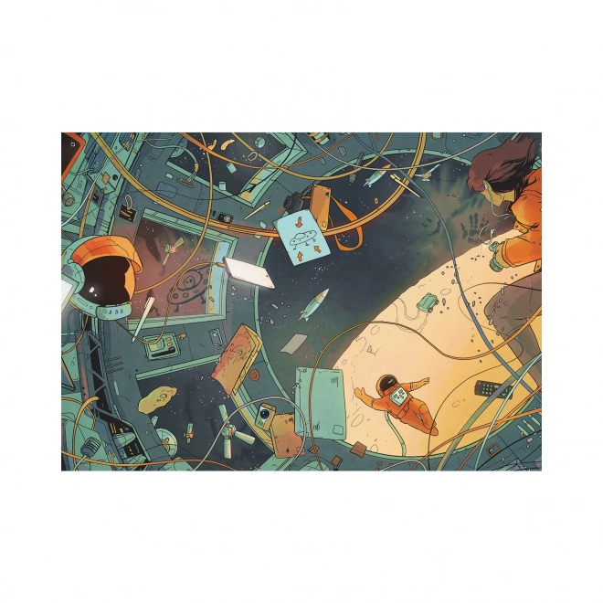 Puzzle Univers - Trouver 10 objets 47x33cm 300 pièces XL dans une boîte 27x19x4cm