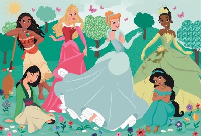 Puzzle maxi 104 pièces Disney Princesses