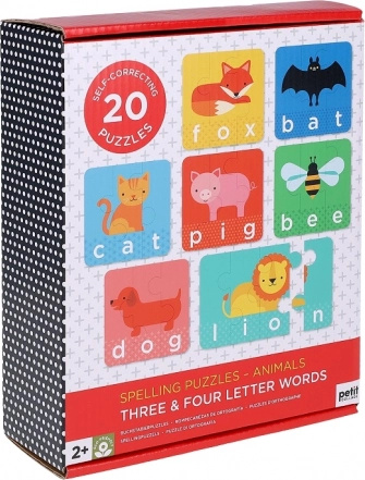 20 puzzles animaux auto-correctifs