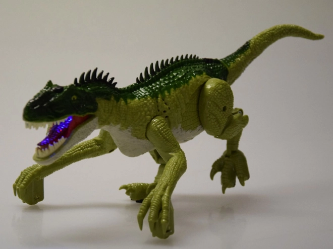 Dinosaure vert télécommandé