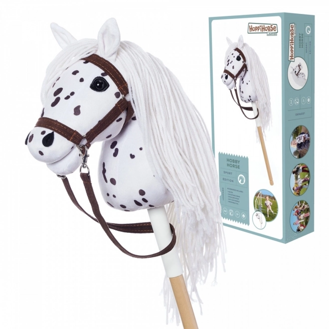 Cheval à Bascule HOPPIHORSE - Blanc tacheté