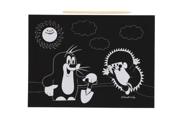Gravure à gratter La Petite Taupe et ses amis