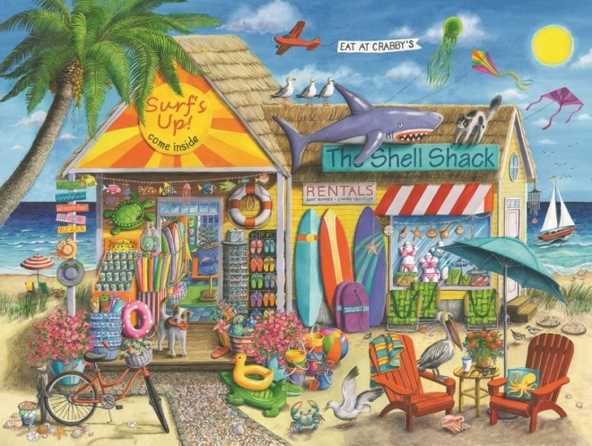 Puzzle Ravensburger stand de surf 1500 pièces