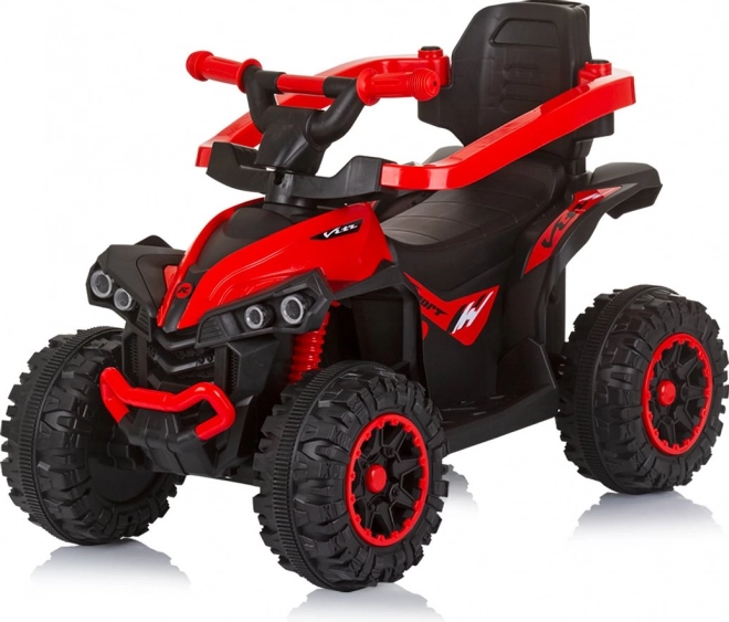 Chipolino trotinette avec tige de guidage et auvent ATV rouge