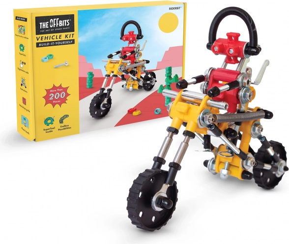 Jeu de construction The OffBits RiderBit – robot à moto