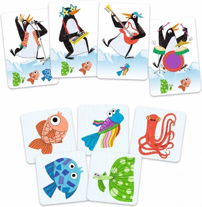 Jeu de cartes pour enfants Rock Band de DJECO