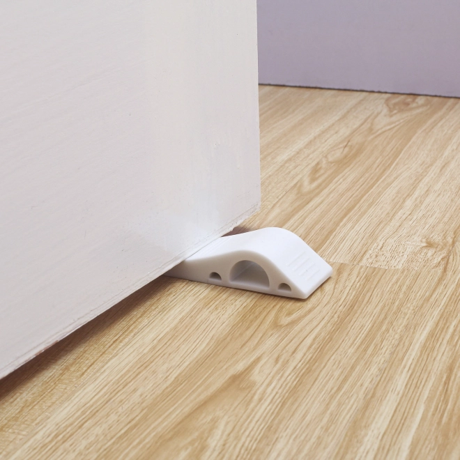 Butée de porte 2 pcs, blanc