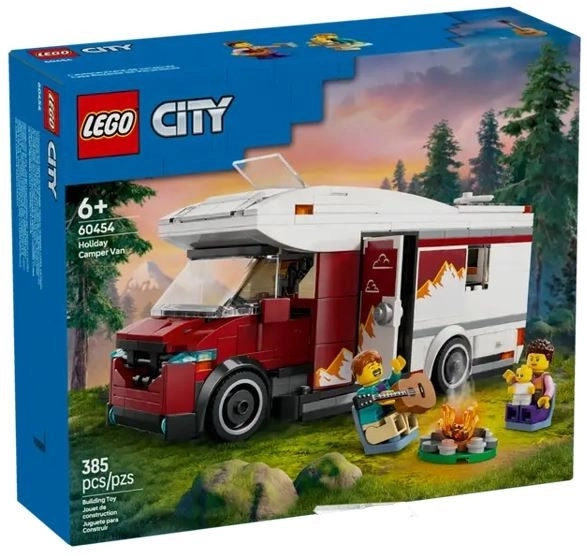 LEGO City 60454 Caravane de vacances pleine d'aventures