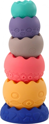 Silicone souple avec textures pour stimulation sensorielle