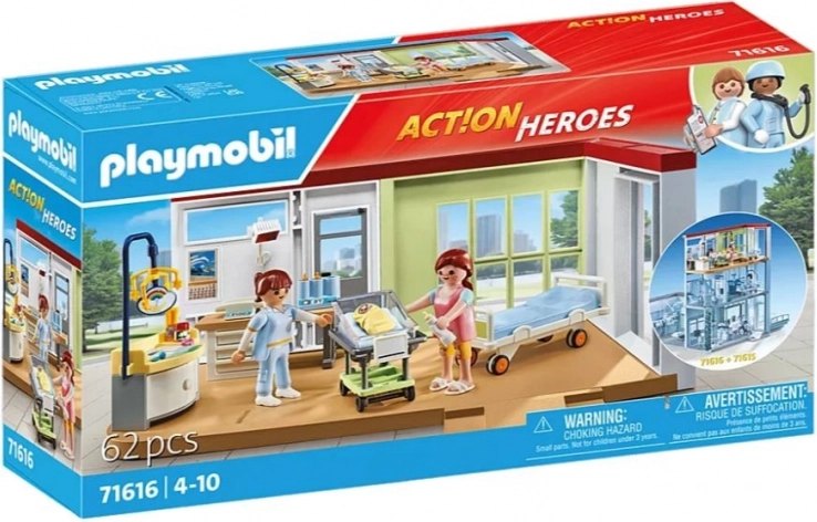Coffret de jeu Héros d’action - Service de maternité