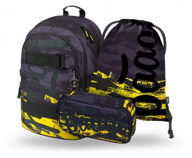 BAAGL 3 SET Skate Dune: sac à dos, trousse, sac