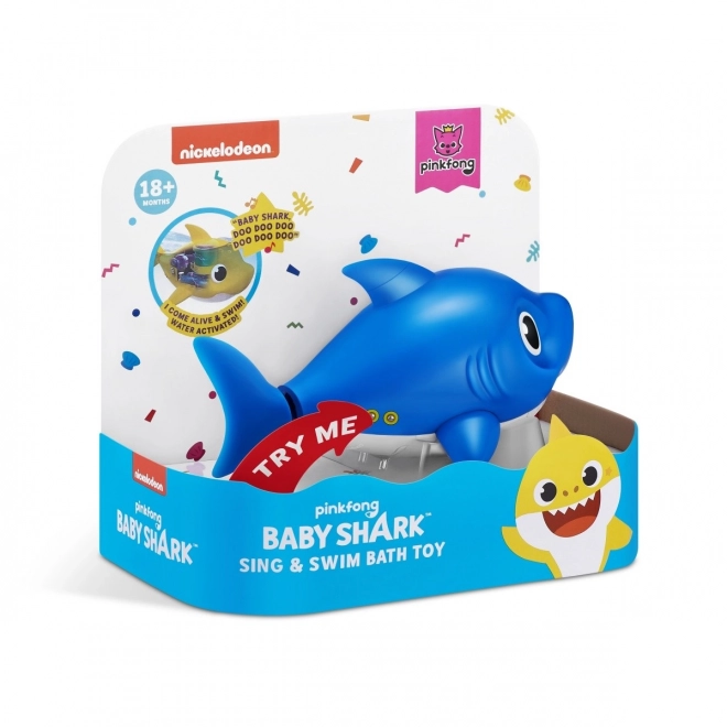 Jouet flottant interactif requin bleu