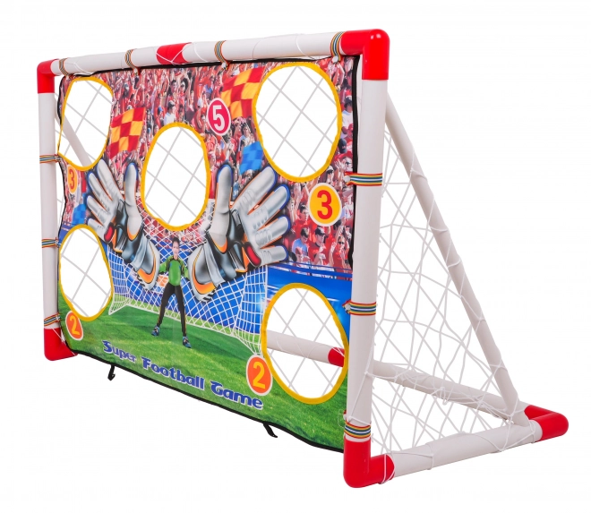 Méga cage de football avec cible