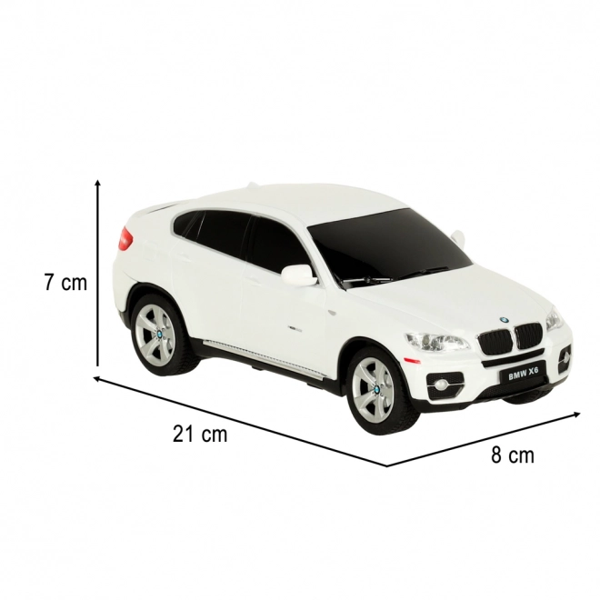 Voiture téléguidée BMW X6 1:24 blanche