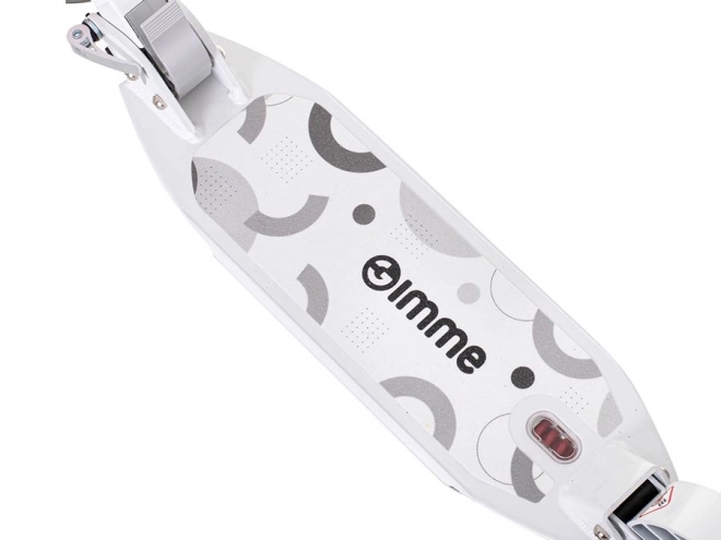 AILO trottinette pliable urbaine 200mm roues amortisseurs avant arrière GIMME – Blanc