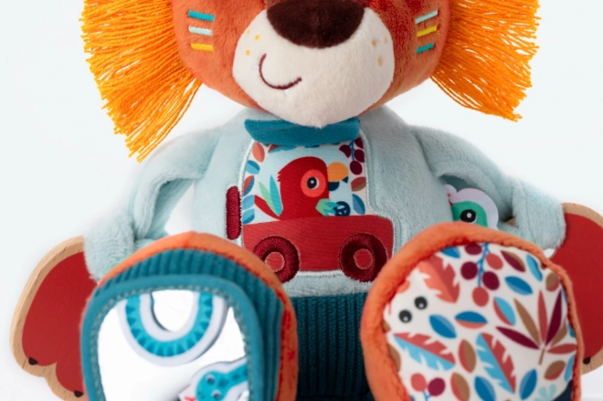 Jouet en tissu avec activités Lion Jack