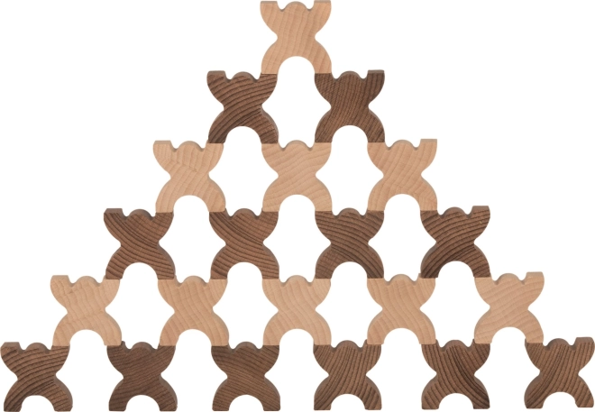 Construction créative avec 48 bonshommes en X