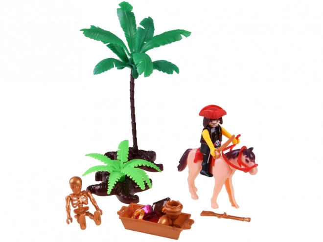 Navire pirate avec figurines et effets sonores