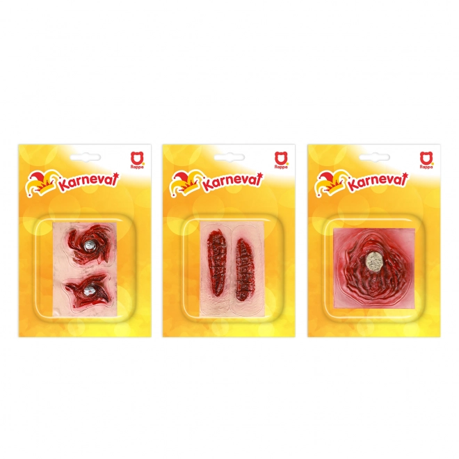 Cicatrices autocollantes pour carnaval et Halloween