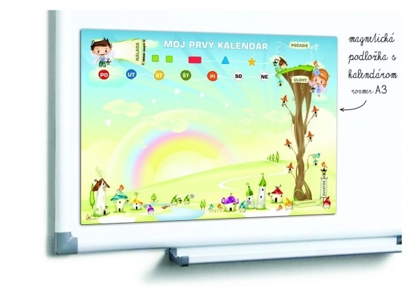 Calendrier magnétique pour enfants - École maternelle