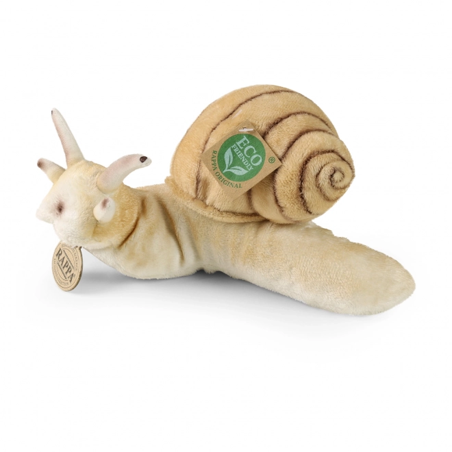Escargot en peluche éco-responsable