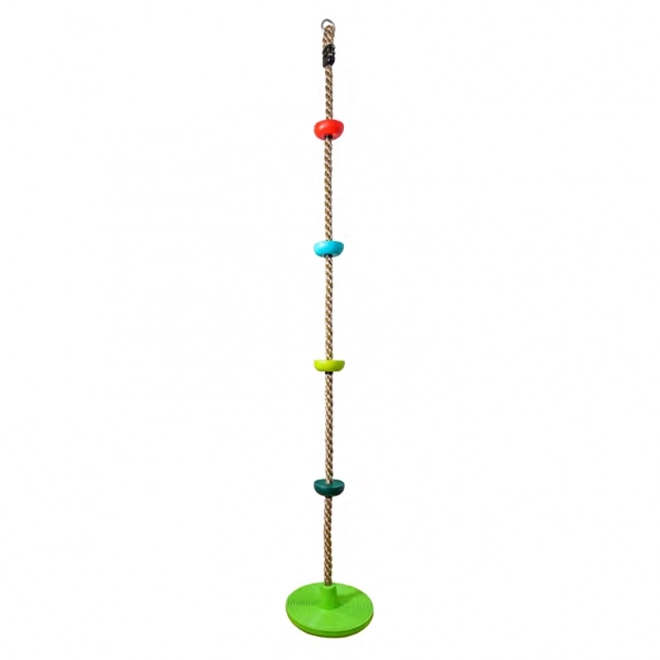 Dvĕdĕti Corde à grimper pour enfants avec disques colorés