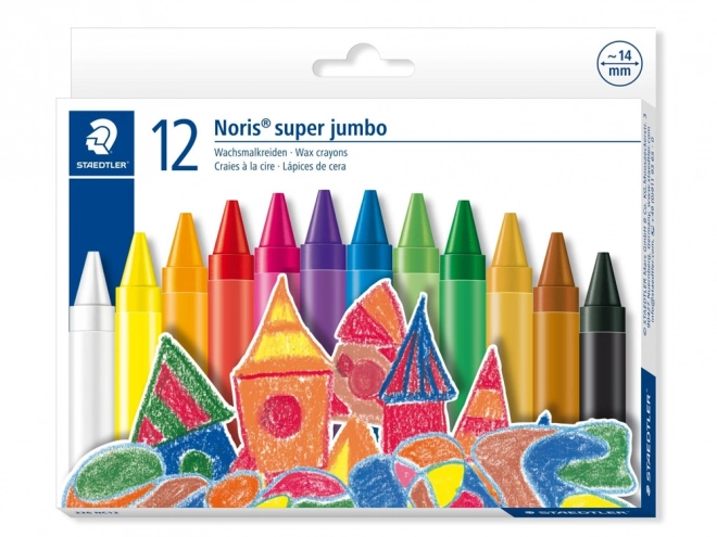 Staedtler Noris Jumbo crayons de cire 12 couleurs