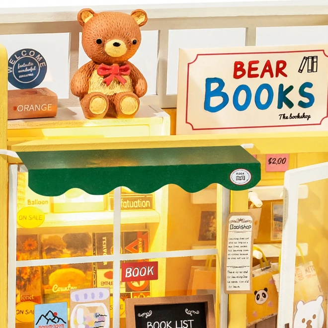 Librairie - Maquette de Maison de Poupée à Faire Soi-même