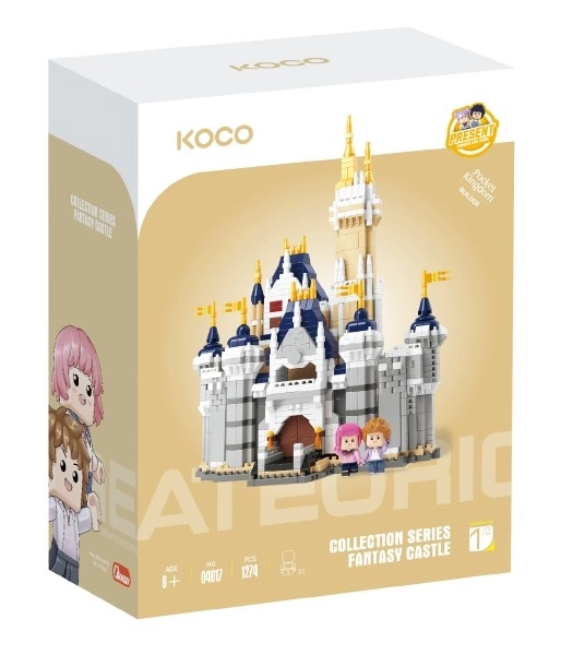 Kit de Construction KOCO Château Magique modèle en plastique