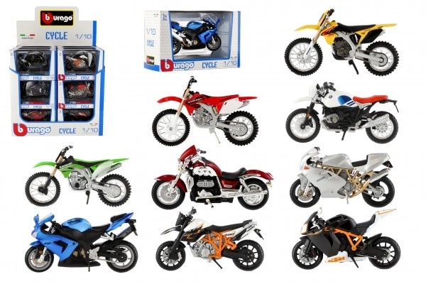 Bburago Moto 1:18, différents types