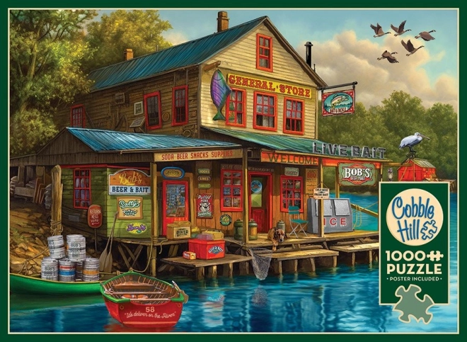 Puzzle Boutique de Bob: Bière & Appât 1000 pièces