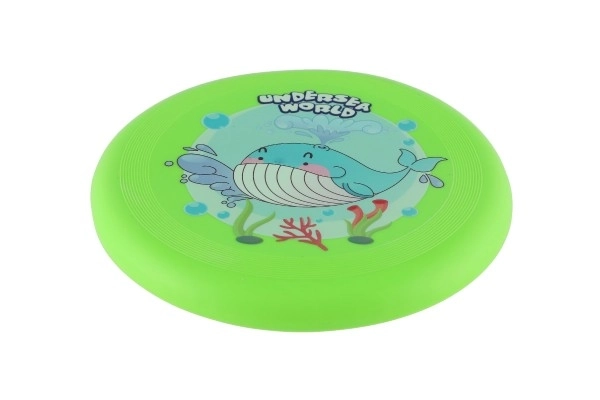 Disque volant/lancé en caoutchouc 18cm