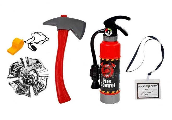 Costume de pompier pour enfants avec accessoires