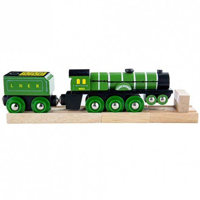 Bigjigs Rail Réplique en bois locomotive Flying Scotsman