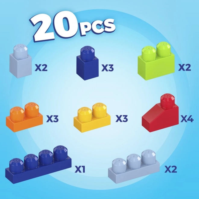 Blocs Mega Bloks dans le chariot