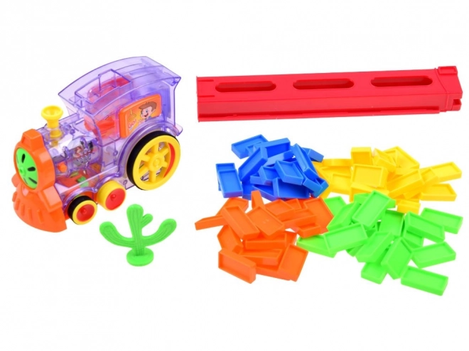 Domino locomotive ensemble de construction