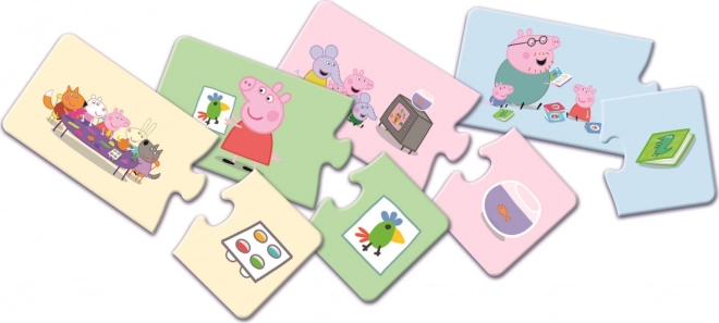 Jeu de puzzle Peppa Pig 14 paires