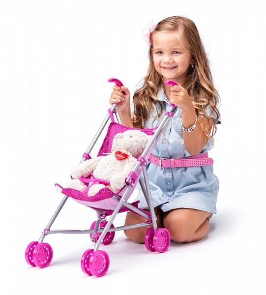 Poussette avec parapluie et licorne