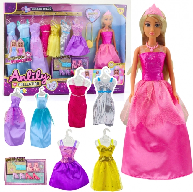 Ensemble de mode Poupée Anlily avec vêtements et accessoires