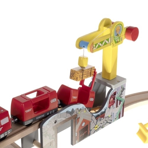 Circuit de train en bois Kruzzel 22495