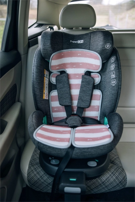 Insert universelle pour siège auto et poussette FreeON en blanc-rose