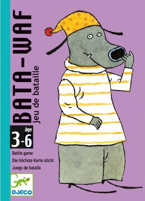 DJECO Jeu de cartes pour enfants Bata-Waf