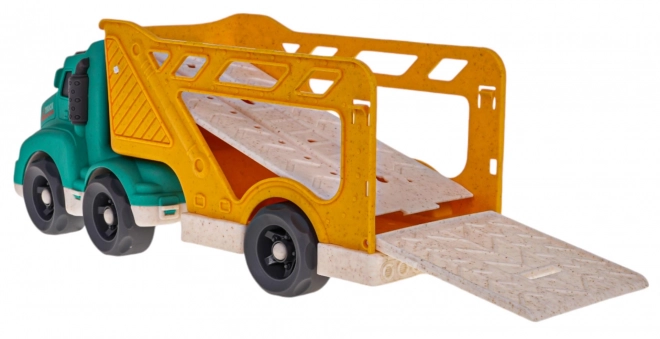 Ensemble écologique de véhicules camion + voitures