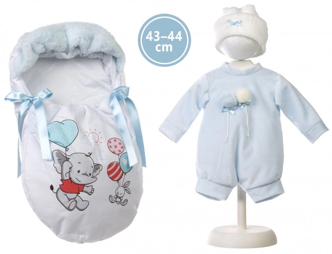 Llorens M844-51 tenue pour poupée bébé NEW BORN taille 43-44 cm