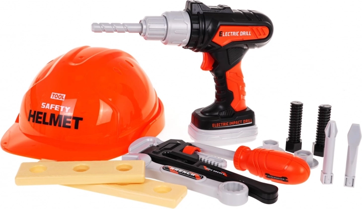 Set d’outils pour enfants avec casque et perceuse interactive