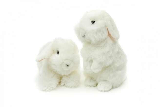 Lapin blanc en peluche 18 cm