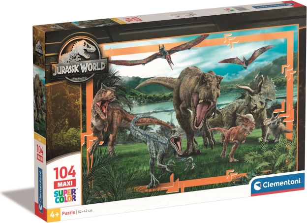 Maxi puzzle 104 pièces Jurassic World