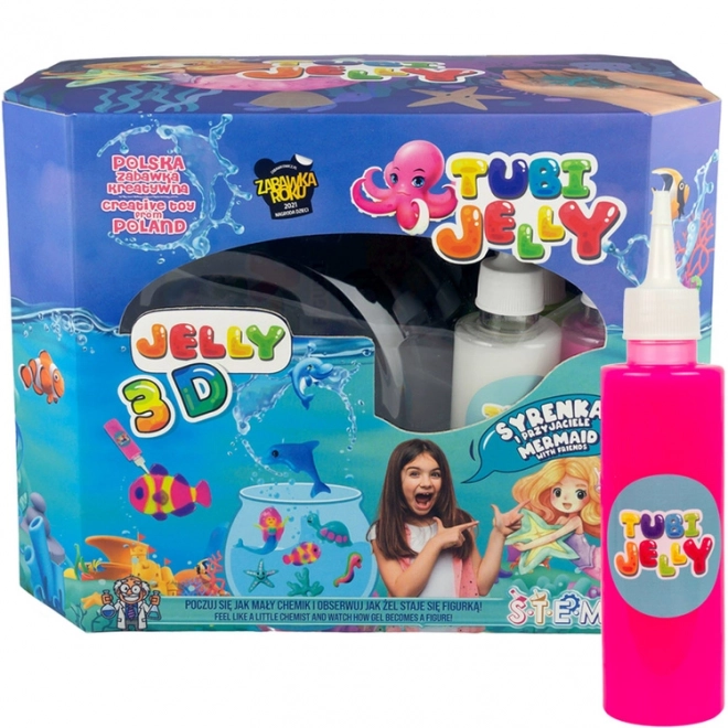 Set ludique Tubi Jelly avec grand aquarium Sirène